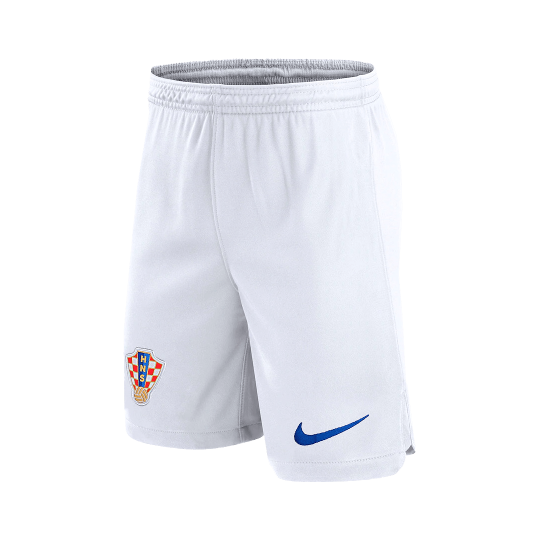 Croatia Home Soccer Shorts 2022 Goaljerseys