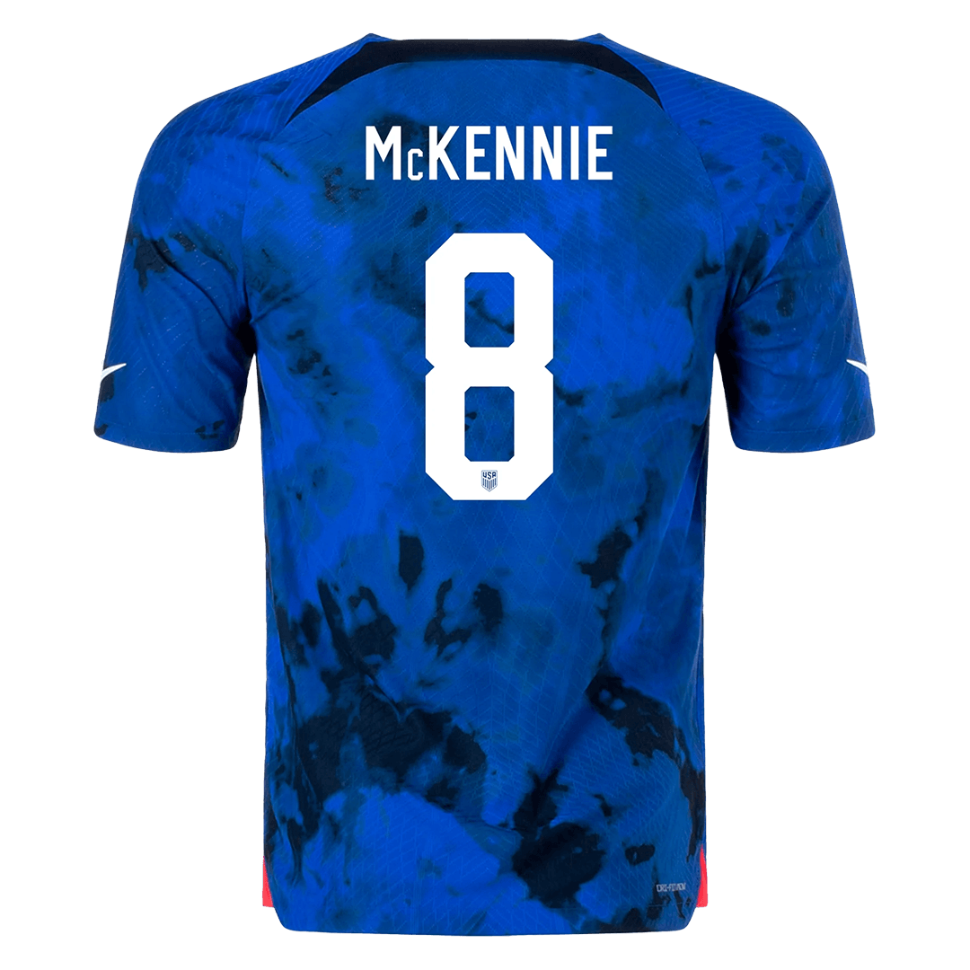 USA McKENNIE 8 Away Jersey Authentic 2022 Goaljerseys