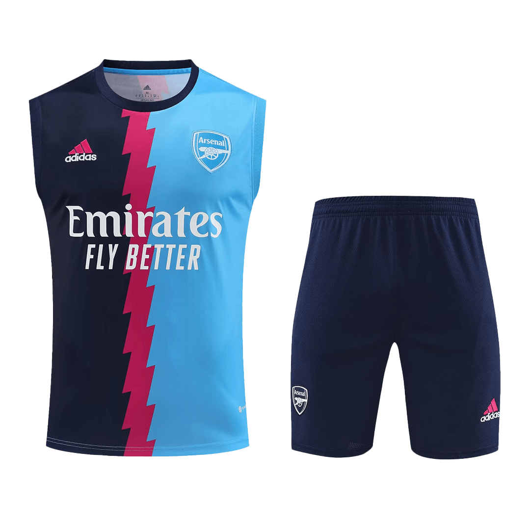 Arsenal Sleeveless Training Jersey Kit Goaljerseys