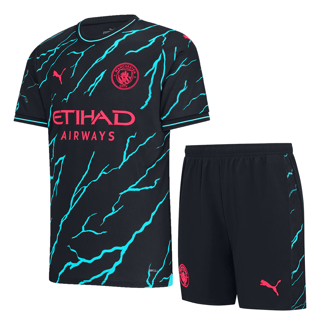 Manchester City Third Away Jersey Kit Jersey Shorts Gojersey