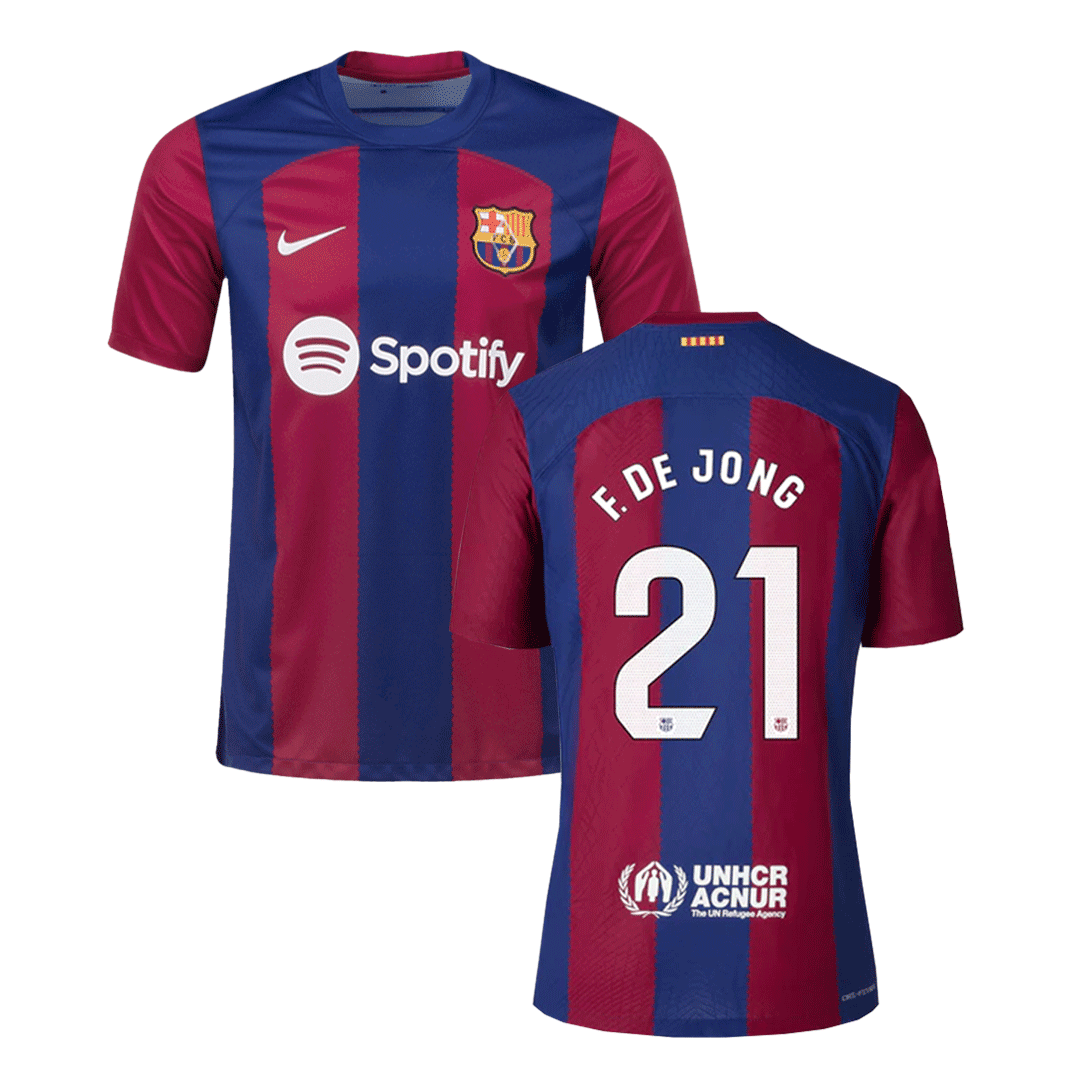 Barcelona F DE JONG 21 Home Jersey 2023 24 Gojersey