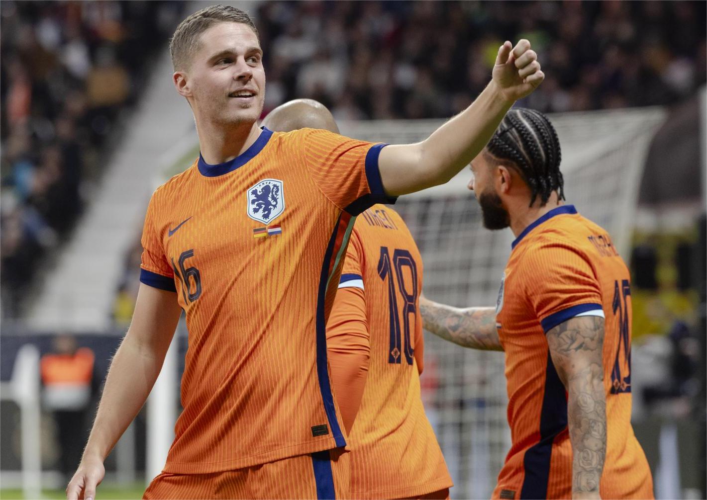 Joey Veerman scored his first goal for the Dutch team.jpg