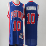 Detroit Pistons Dennis Rodman #10 NBA Jersey Swingman Adidas - Black