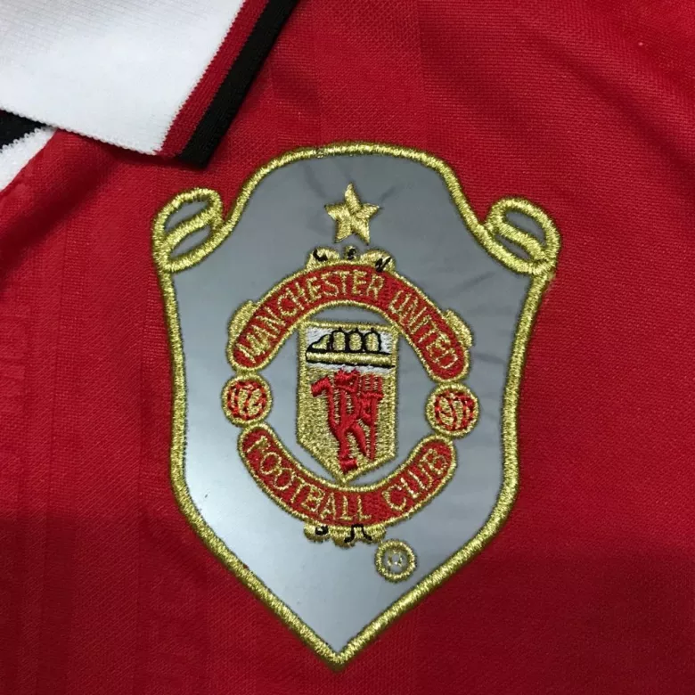 Manchester United Home Jersey Retro 1999/00 - Long Sleeve - gojersey