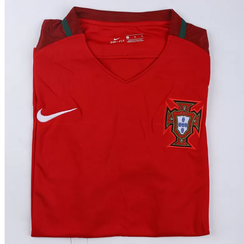 Portugal Home Soccer Jersey Retro 2016 - gojersey