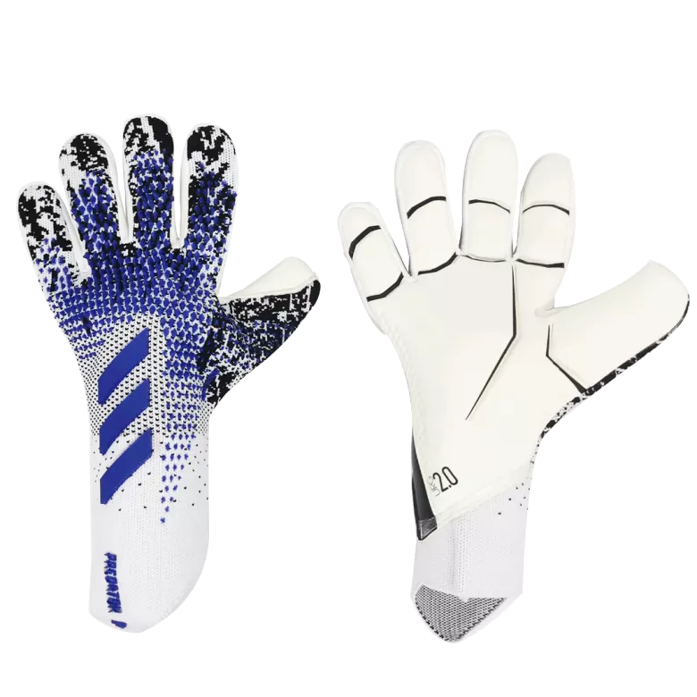 AD White&Blue Pradetor A12 Goalkeeper Gloves - gojersey