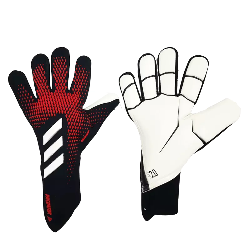 AD Black&Red Pradetor A12 Goalkeeper Gloves - gojersey