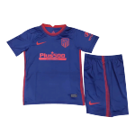 Atletico Madrid Away Jersey Kit 2020/21 Kids(Jersey+Shorts)