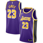 Los Angeles Lakers LeBron James #23 NBA Jersey Swingman Nike - Purple - Statement