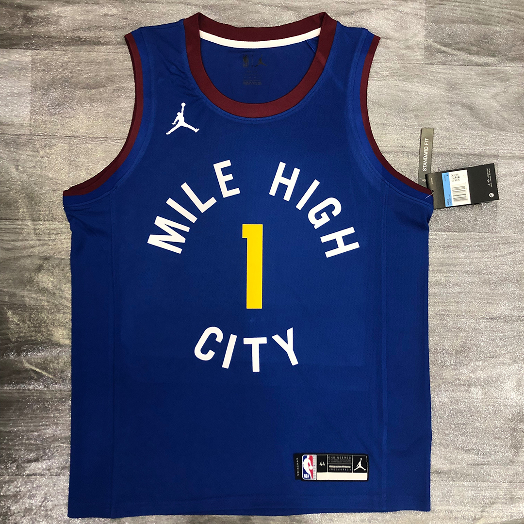 Men's Denver Nuggets Michael Porter Jr. #1 Jordan Brand ...