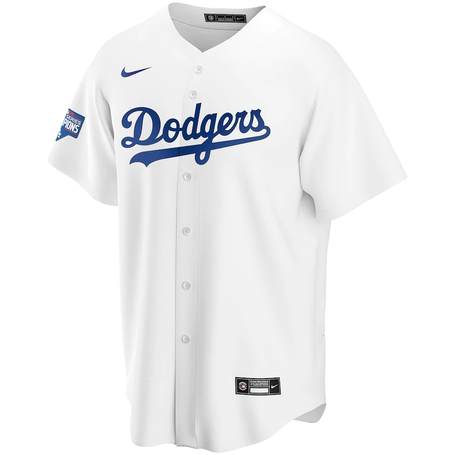 Men's Los Angeles Dodgers Nike White 2020 World Series Champions Home