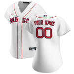 Women's Boston Red Sox Nike White 2020 Home Replica Custom Jersey