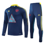Arsenal Human Race Sweatshirt Kit - Navy (Top+Pants)