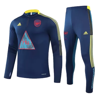 Arsenal Human Race Sweatshirt Kit - Navy (Top+Pants) - gojersey