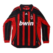AC Milan Home Jersey Retro 2006/07 - Long Sleeve - goaljerseys
