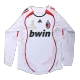 AC Milan Away Jersey Retro 2006/07 - Long Sleeve - gojerseys