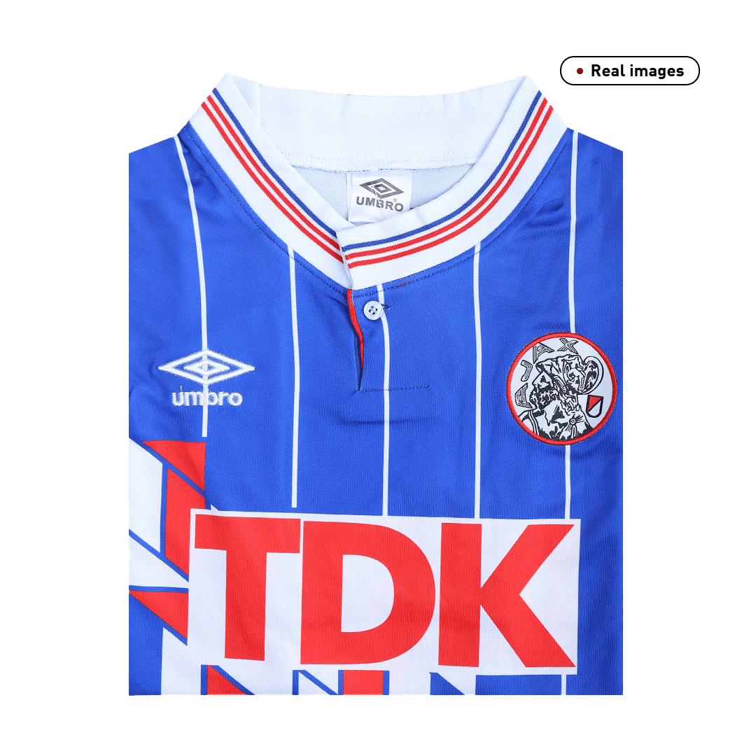 Ajax 1989 Away Jersey, Size Large, Rare Retro Kit