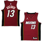 Miami Heat Adebayo #13 NBA Jersey Swingman Jordan - Red - City