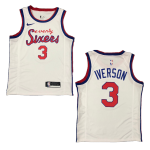 Philadelphia 76ers Iverson #3 NBA Jersey Swingman 2019/20 Nike - Cream - City