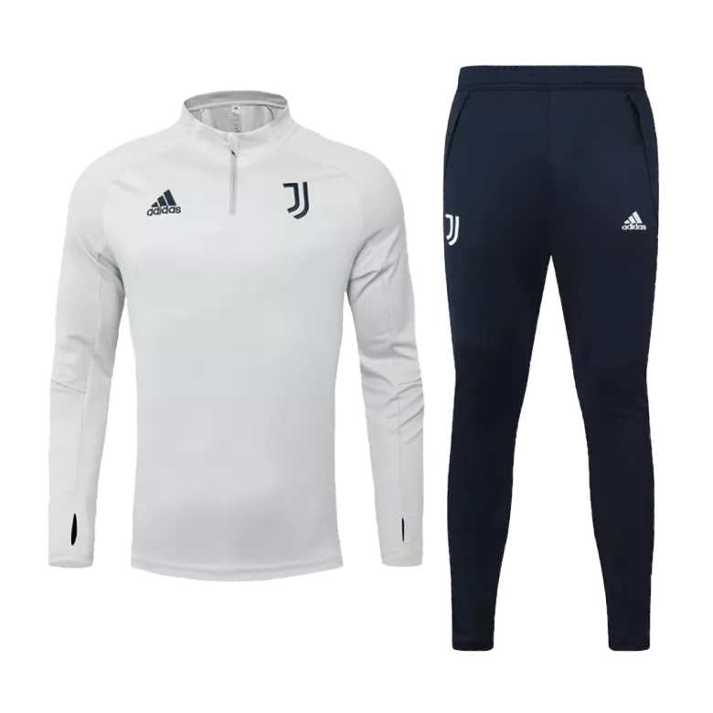 Juventus Sweat Shirt Kit 2020/21 - Gray&White - gojersey