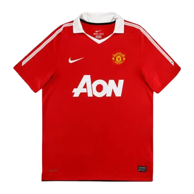 Manchester United Home Jersey Retro 2010/11 - gojersey