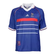 France Home Jersey Retro 1998 - goaljerseys