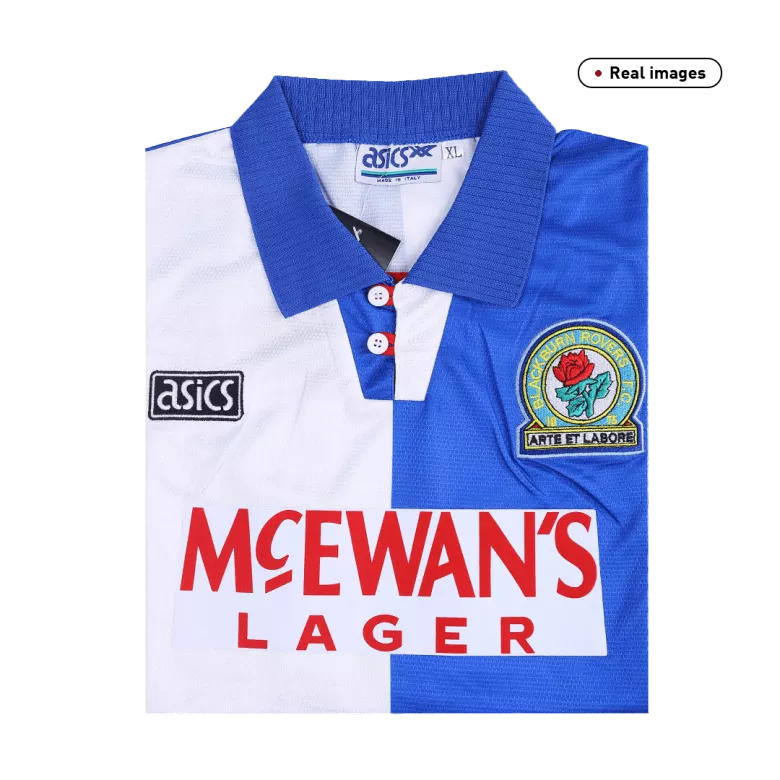 Blackburn Rovers Home Jersey Retro 1994/95 - gojersey