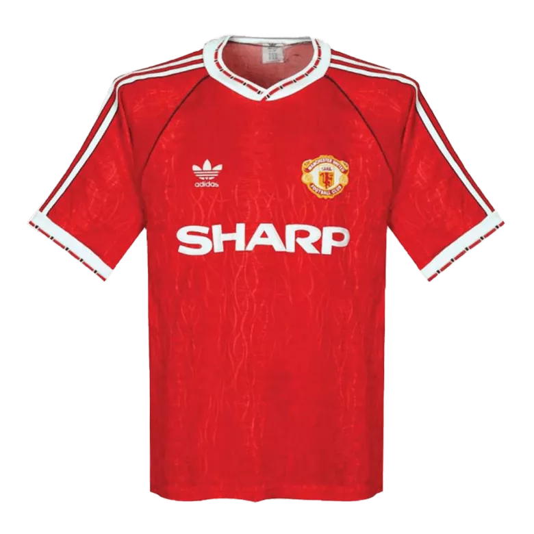 Manchester United Home Jersey Retro 1990/92 - gojersey