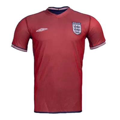 England Away Jersey Retro 2002 - gojersey