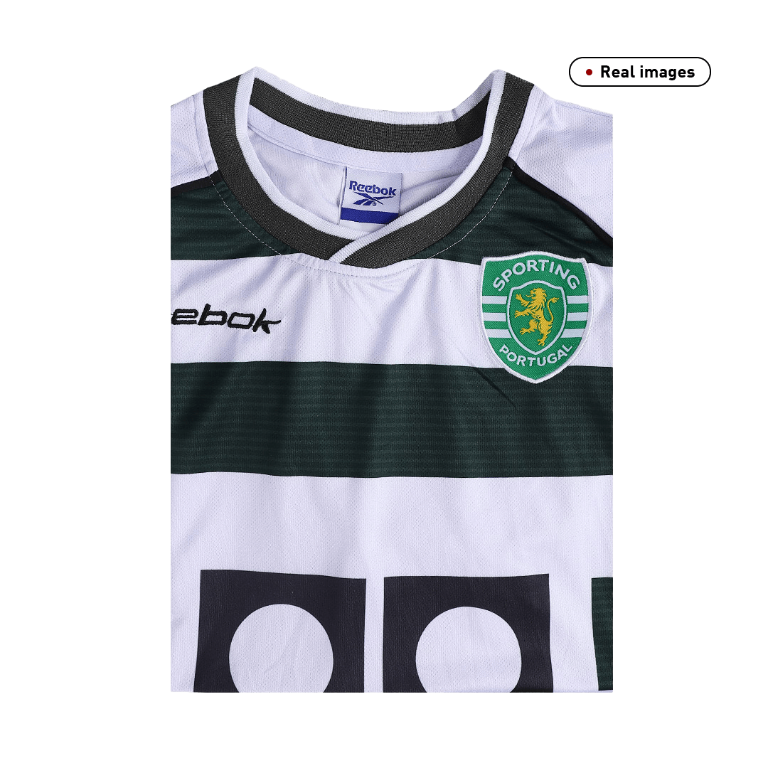 US$ 20.00 - 2001-2002 Sporting Lisbon Home Long Sleeve Retro