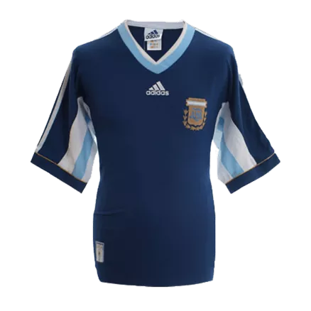 Argentina Away Jersey Retro 1998 - gojerseys