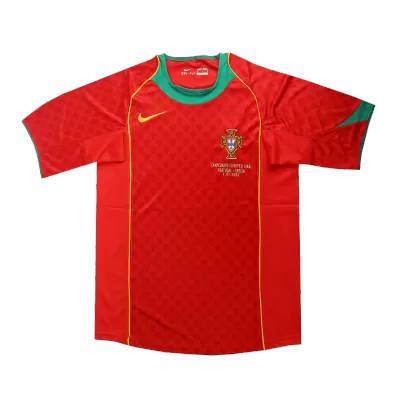 Portugal Home Jersey Retro 2004 -Euro Final - gojersey