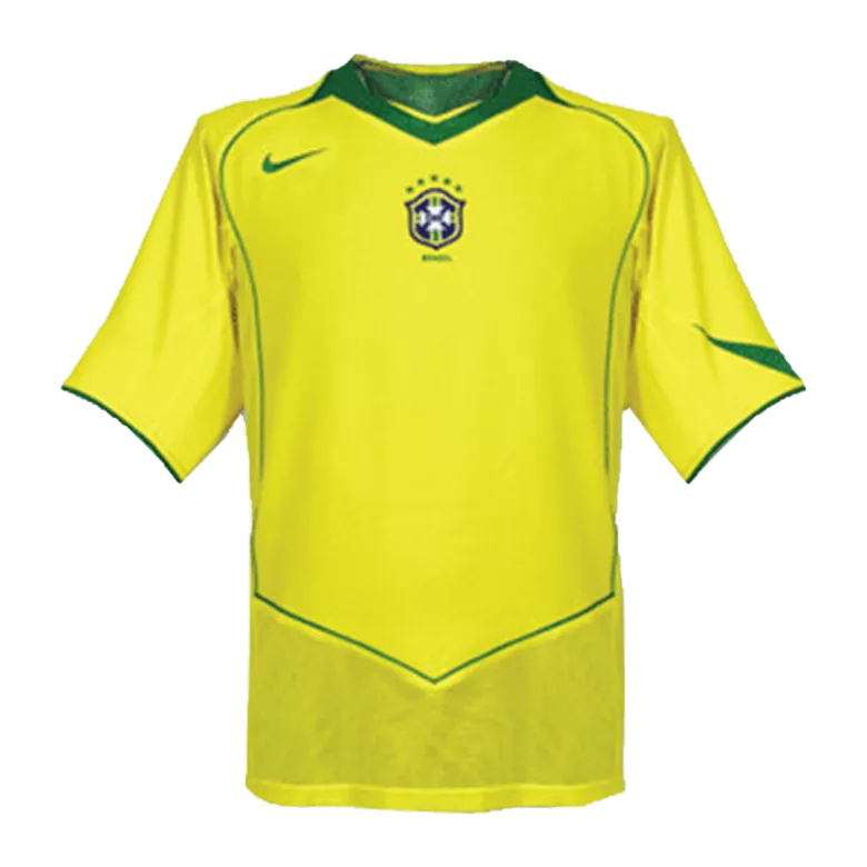 Brazil Home Jersey Retro 2004 - gojersey