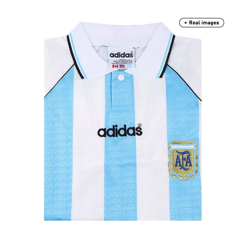 Argentina Home Jersey Retro 1996 - gojersey