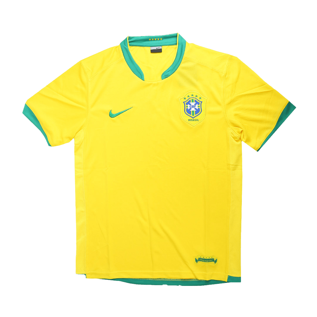 Brazil Retro Soccer Jersey Home World Cup 2006 – MS Soccer Jerseys