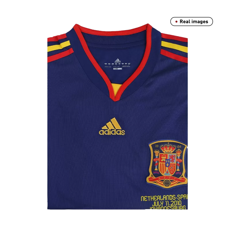 Spain Away Jersey Retro 2010 - gojersey