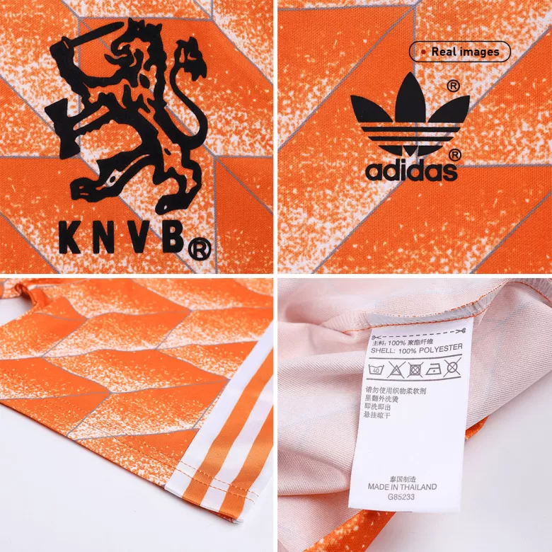 Netherlands Home Soccer Jersey Retro 1988 - gojersey