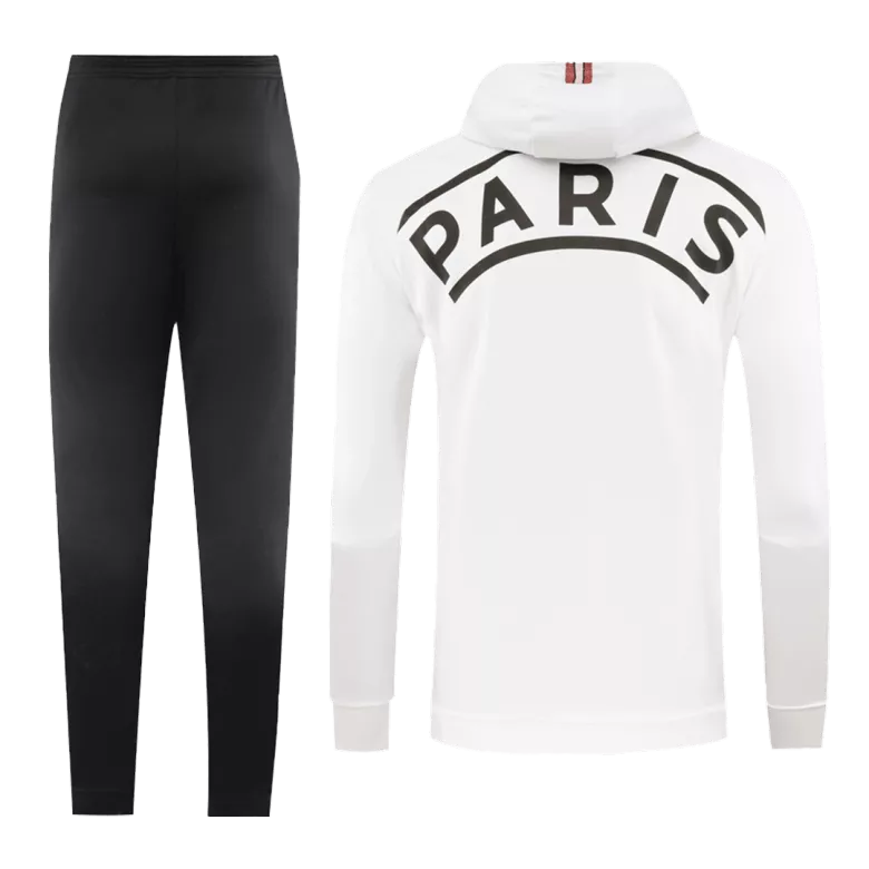 PSG Hoodie Training Kit 2020/21 - White (Jacket+Pants) - gojersey
