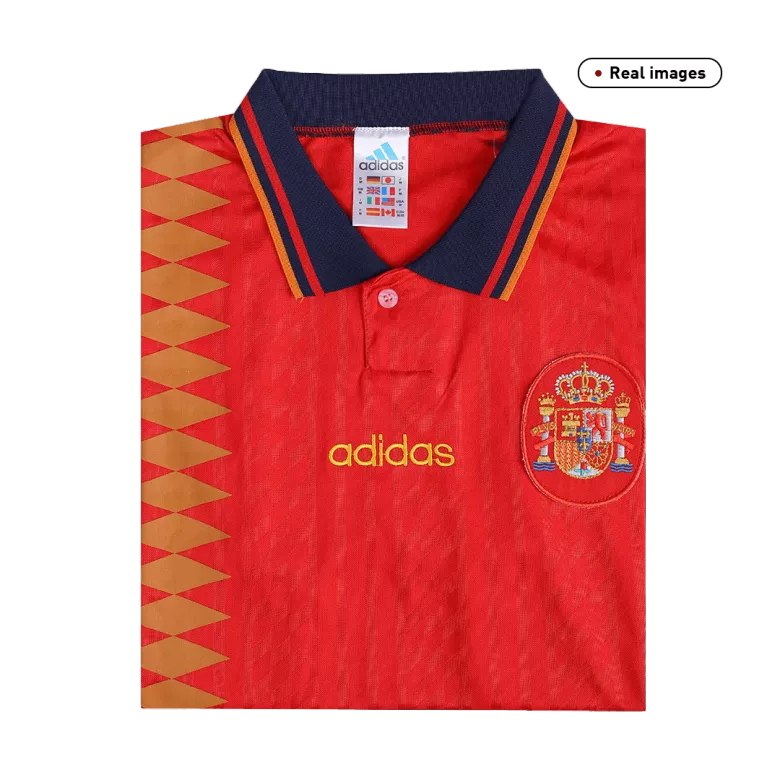 Spain Home Jersey Retro 1994 - gojersey