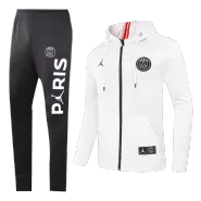 PSG Hoodie Training Kit 2020/21 - White (Jacket+Pants) - goaljerseys