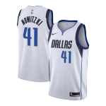 Dallas Mavericks Dirk Nowitzki #41 NBA Jersey Swingman Nike - White - Association