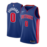 Detroit Pistons Andre Drummond #0 NBA Jersey Swingman Nike - Blue - Icon