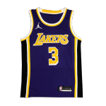 Los Angeles Lakers Anthony Davis #3 NBA Jersey Swingman 2020/21 Nike - Purple - Statement