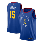 Denver Nuggets Nikola Jokic #15 NBA Jersey Swingman 2020/21 Jordan - Blue - Statement