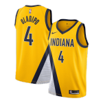 Indiana Pacers Victor Oladipo #4 NBA Jersey Swingman Nike - Gold - Statement