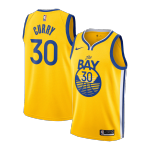 Golden State Warriors Stephen Curry #30 NBA Jersey Swingman Nike - Gold - Statement