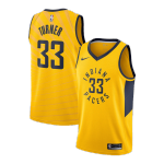 Indiana Pacers Myles Turner #33 NBA Jersey Swingman Nike - Gold - Statement