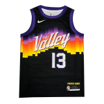 Phoenix Suns Nash #13 NBA Jersey Swingman 2021 Nike - Black - City