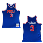 Philadelphia 76ers Iverson #3 NBA Jersey 1996/97 Mitchell & Ness - Blue - Classic