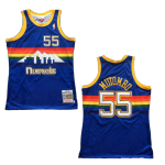 Denver Nuggets Dikembe Mutombo #55 NBA Jersey Swingman 1991/92 Mitchell & Ness - Blue - Classic